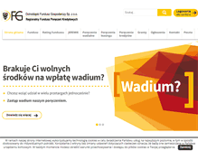 Tablet Screenshot of dfg.pl